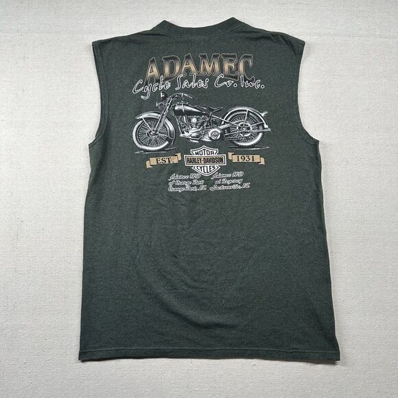 Harley-Davidson Other - Harley Davidson Shirt Mens L Tank Top Sleeveless Biker Jacksonville FL Made‎ USA